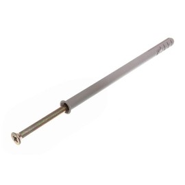 10 x Nylon Hammer in Frame FIXINGS RAWL Masonry Plug & Screw M10 x 160MM