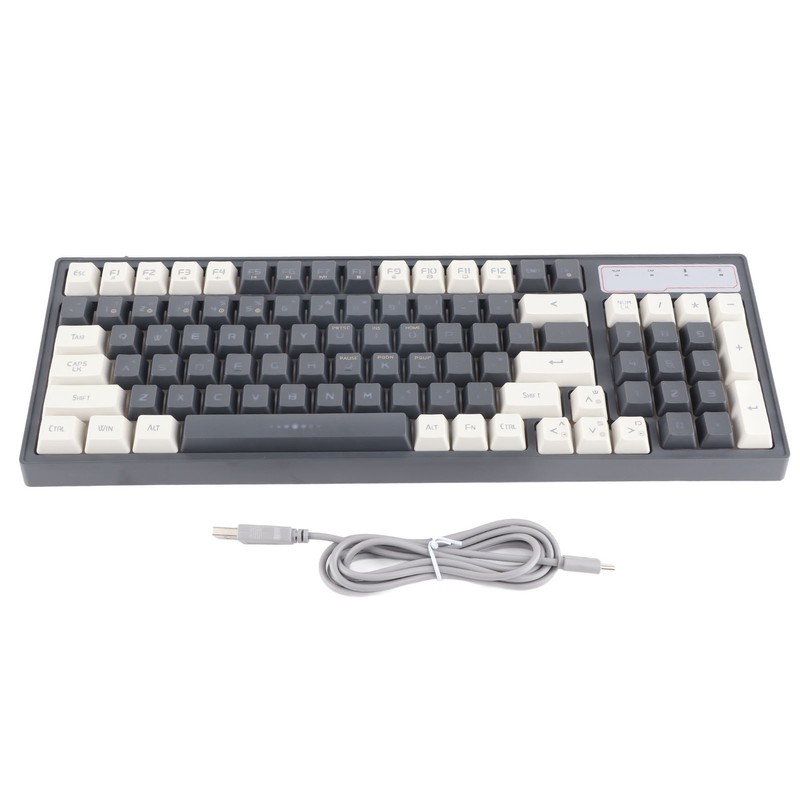 2.4G Wireless Gaming Keyboard 96 Keys Ergonomic Long Standby Time
