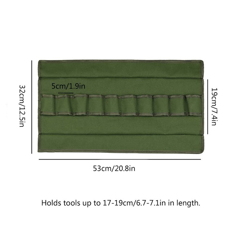 Tools Pocket Bag Handled Multifunctional Tool Roll Bag, Portable Tool