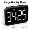 Large LED Digital Kitchen Timer – Magnetic Count Up &
