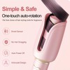 Rotating Curling Iron, 1.26 Inch Automatic Curling Wand with 4