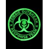 Unbranded ZOMBIE OUTBREAK RESPONSE TEAM BIOHAZARD SKULL GLOW TACTICAL SWAT