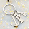 Men Gift 3D Ruler Wrench Hammer Pendant Key Chain Ring