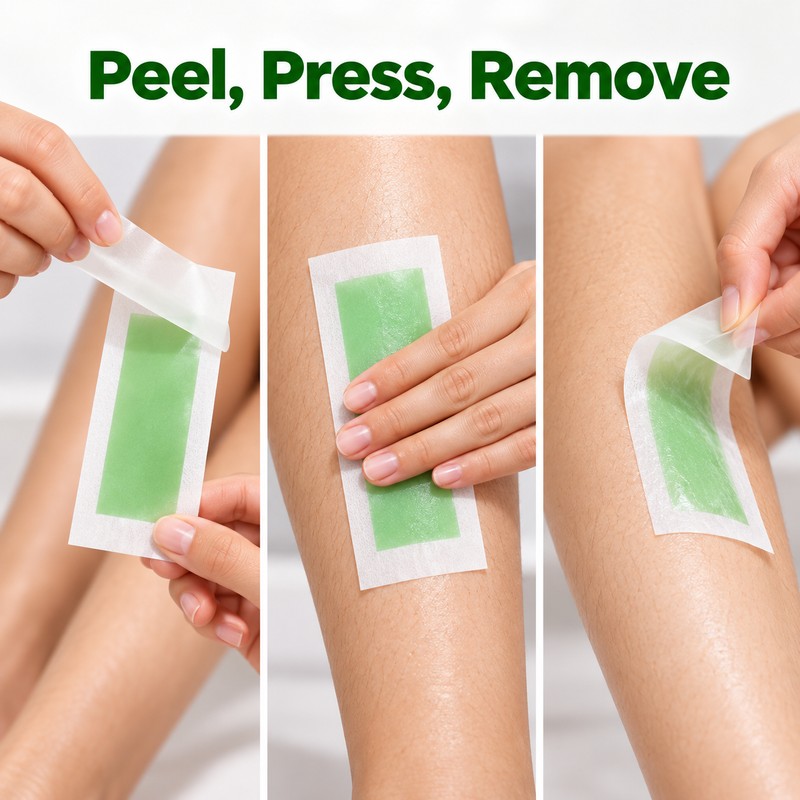 20pcs Wax Hair Removal Strips for Smooth Skin Care –