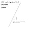 Extra Long Straight Shank Twist Drill Bits, 9mm Extension High