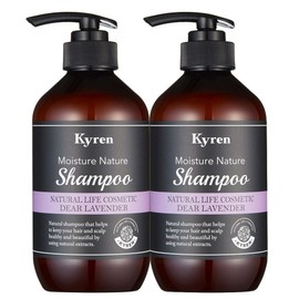 Kiren Moisture Nature Dear Lavender Shampoo, 2, 500ml / 키렌 모이스처 네이처 디어 라벤더 샴푸, 2개, 500ml