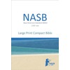 NASB Large Print Compact Bible, Black, Leathertex, 1995 text