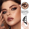 2PCS Eyeshadow Stencils - Reusable Eye Makeup Aid Tool, Cat