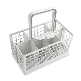 Der Original 2 in 1 universal Besteckkorb für ALLE Spülmaschinen | stabile Steckverbindung | teilbar | variabel platzierbar | 23 * 8,5+4,5 * 13,5cm | hitzebeständiger verstärkter Kunststoff