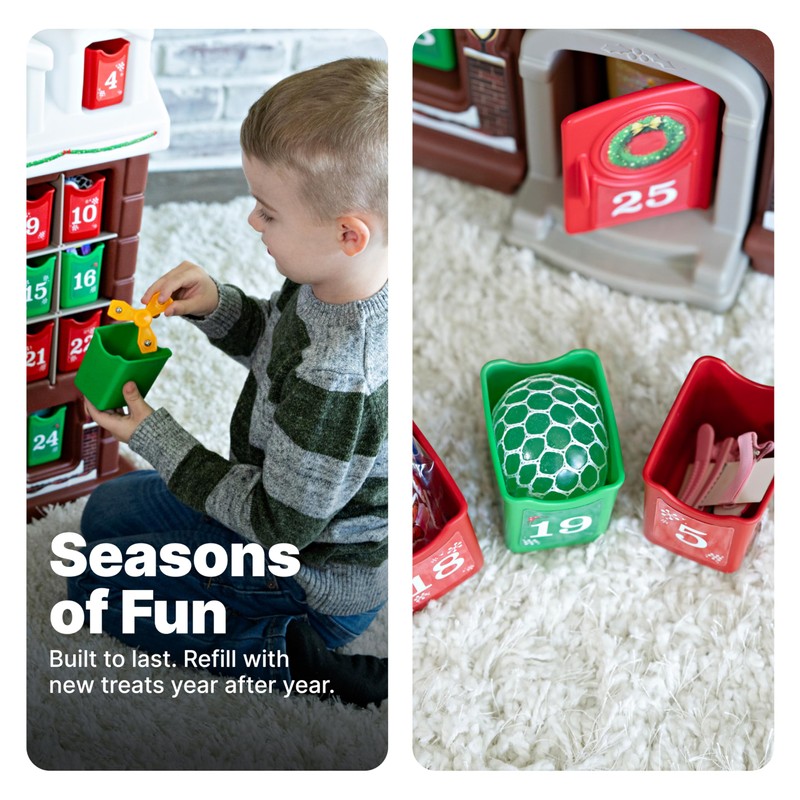 Step2 My First Advent Calendar, Kids Interactive Christmas Toy, Includes