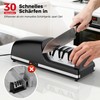 Professional Electric Knife Sharpener, 3-Stage Diamond Abrasive Sharpening System, Replaceable