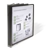Durable Sichttafel Sherpa Panel Pin A4, 5 Stück, schwarz, 558201,