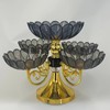 Dousiany Rotating fruit platter (Gray gold)10B