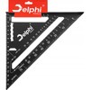 DELPHI Carpenter's Square 180 mm Professional 90° Angle Thickened Triangle