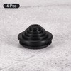 sourcing map Rubber Grommet Mount Dia 22 mm Conical for