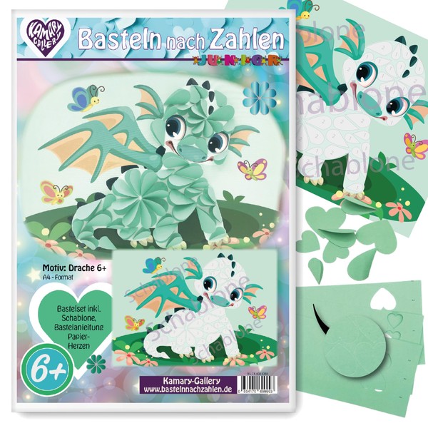 Kamary-Gallery Craft Set Craft by Numbers, Paper Craft Set Various