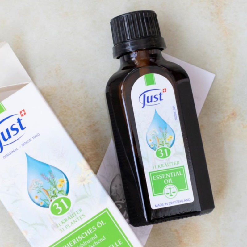 JUST 31 Herbal Oil, Natural Direct-Coating Oil, Natural Ingredients, 31