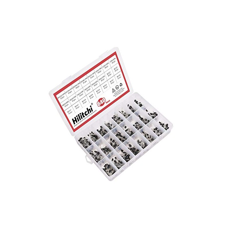 longruner 24-values 2 N2222-s9018/bc327-bc558 NPN PNP transistores de potencia de