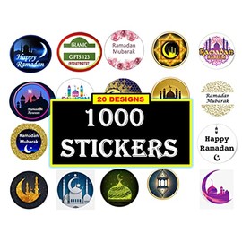Ramadan Stickers [ 1000 ] Ramadan Decoration Happy Ramadan Mubarak Ramadan Stickers Sheets Eid Favors Eid Decoration Ramadan Sticker Favors Wholesale Islamic Gifts 123 (1000)