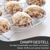 Aarcyye Rund Abkühlgitter, 2 Stück Abkühlgitter, 30cm Rund Kuchen Kuchenrost,