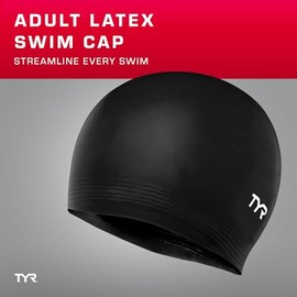 TYR - Gorro de natación (látex)