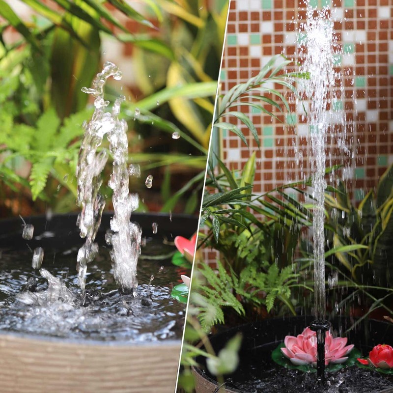 Plastic Fountain Nozzle 1/2, Fountain Head for Garden, Ponds, Tabletop