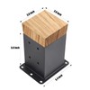 Nrspp 4x4 Post Base, 8 Sets Post Anchor, (Inner Size
