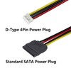 HCFeng PH 2.0mm 4Pin to 15Pin HDD SATA Power Cable