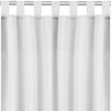Bestlivings Decorative curtains opaque, loop curtains, micro satin, 140x145cm
