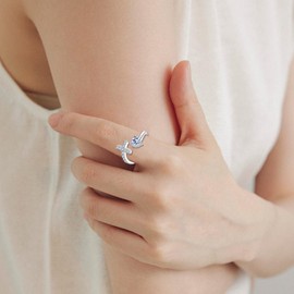 ZPMMPZ Cross Moissanite Ring Sterling Silver Lab Created Diamond True Love Waits Finger Ring Crucifix Jewelry Gifts for Women