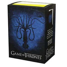 Arcane Tinmen Game of Thrones House Greyjoy Brushed Art Dragon Shield Sleeves 100 Piece