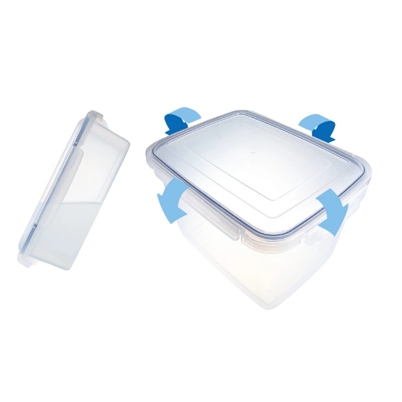 Lustroware Large Capacity Airtight Food Storage Container Set of 4