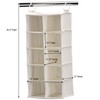 Household Essentials 311344 10 Pocket Hanging Shoe Storage Organizer for