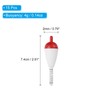 PATIKIL Fishing Float Bobbers, 15 Pack Hard ABS Oval Stick