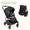 BABY JOY Baby Stroller, Foldable Toddler Stroller with Reversible Seat,