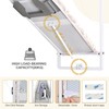 KINGBOARD Over Door Ironing Board, Hanging Ironing Board with Iron