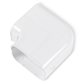 KuriProtect 4” Line Set Cover Parts for Ductless Mini Split (90°Flat Elbow)