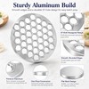 37-Hole Dumpling Maker for Homemade Pasta – Aluminum Ravioli Press