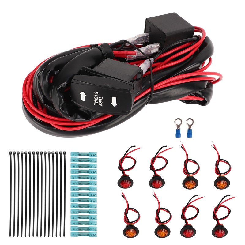 UTV Turn Signal Rocker Switch ATV Street Legal Lighting Kit