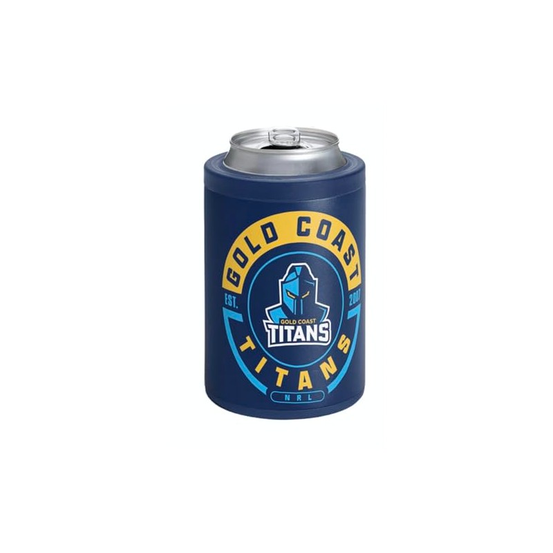 Gold Coast Titans NRL Rugby League Insulated Can Cooler with