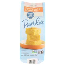 Pamela's Gluten Free Cornbread and Muffin Mix, 12 oz (Pack of 3)
