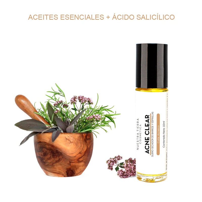 Secador de Barros -Roll On SOS- Con Aceites Esenciales, Alfa