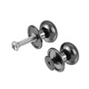 sourcing map 12mm Head Dia. Round Knobs Pull Handle, 24pcs