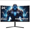 ZZA 24" Curved Gaming Monitor, Support 100Hz, Full HD 1920x1080,