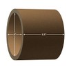 Label Cores 3" Inner Diameter. Rigid Cardboard. Variety of Widths