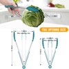HOTEC Premium Stainless Steel Locking Kitchen Tongs with Silicon Tips,