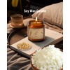 Sage Candles for Cleansing, 16oz Large Jar White Scented Candle,