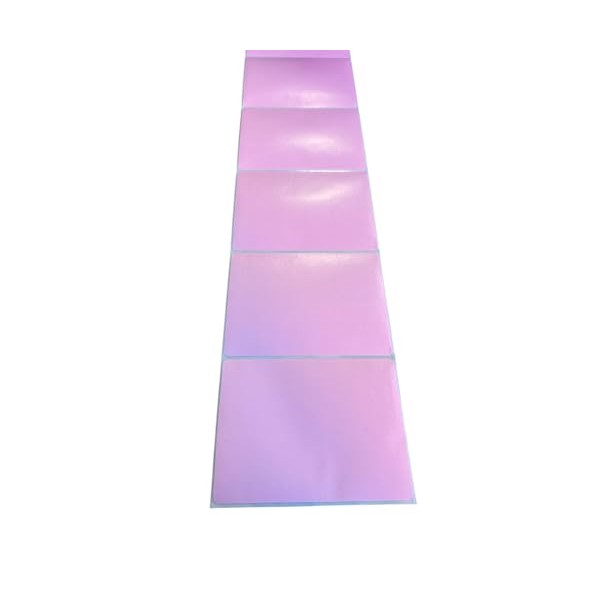 100 Labels, Strip of Pink 4x3 inch Direct Thermal Labels