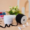 BENECREAT 27 Yards Flat Drawstring Rope Replacement, 8.7mm Wide White