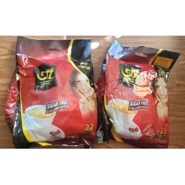 Trung Nguyen 2 PACK TRUNG NGUYEN G7 INSTANT COFFEE 3-IN-1 COLLAGEN & SUGAR-FREE(22 BAGS EACH